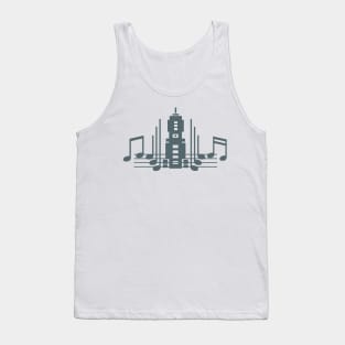 Music Melody City Tank Top